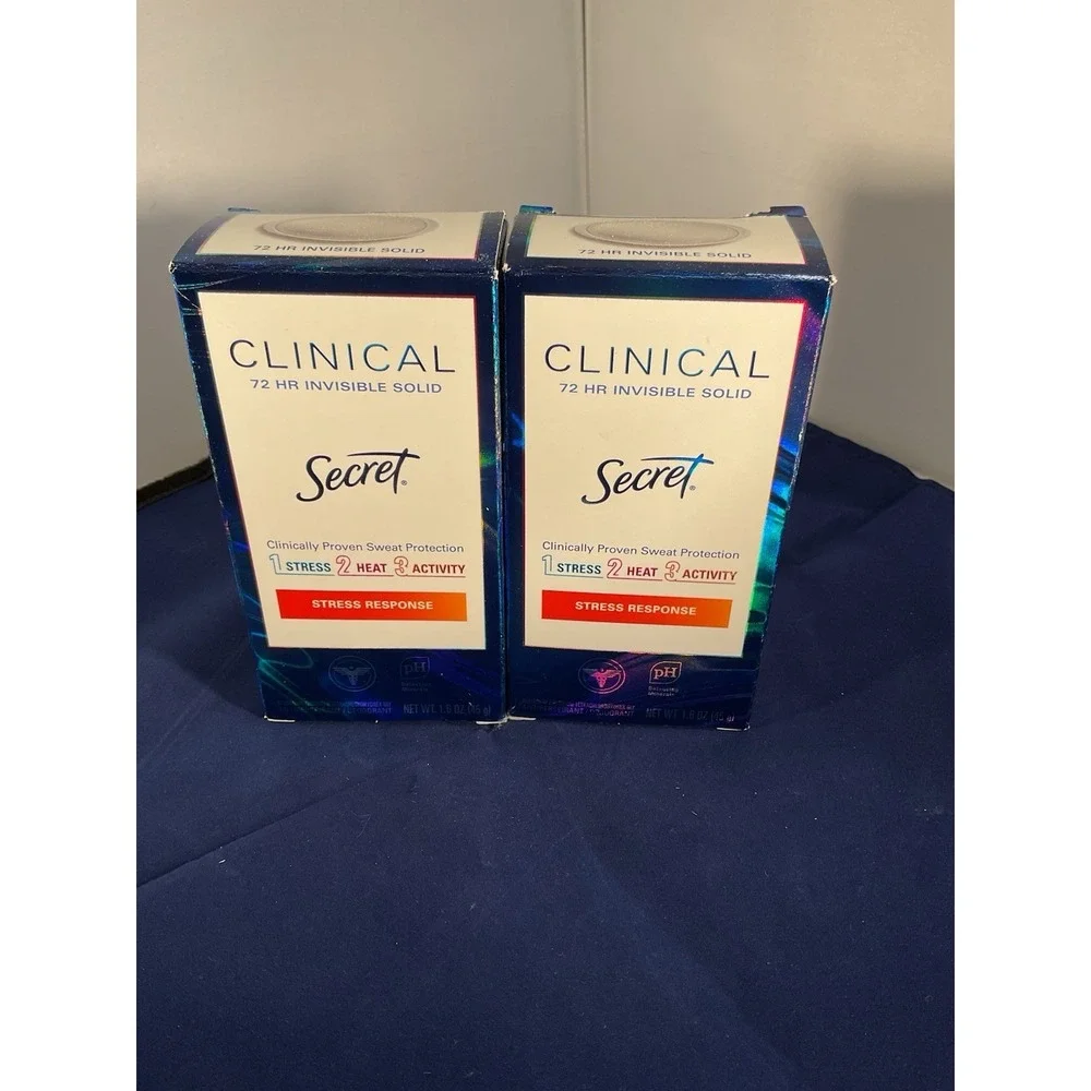 Secret Clinical Strength Women's Antiperspirant and Deodorant 1.6oz. Lot of 2